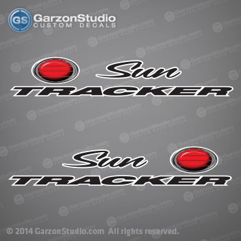 Sun Tracker BOAT DECAL set boats decals TR111596 1994 1995 1996 1997 1998 1999 2000 2001 2002 2003 2004 2005 2006 and 2007 pontoon boats