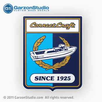 Correct Craft since 1925 decal