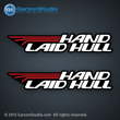 Stratos Hand Laid Hull decal sticker 