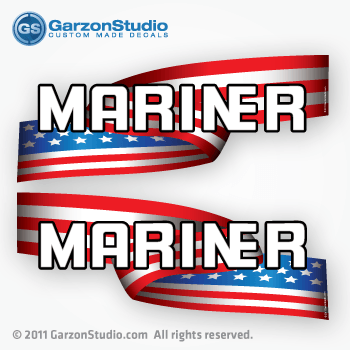 Mariner outboard decals
