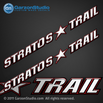 stratos trail decals trailer stickers