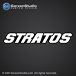 stratos decals decal set sticker stickers 1991 1992 1993 1994 1995 1996 1997 bass boat console front sticker