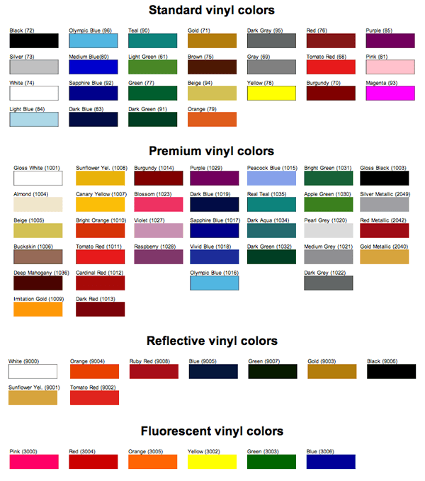 boat-outboard-pinstripes color chart stripes colors