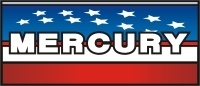 Mercury outboard decal American Flag
