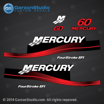 2002 2003 2004 2005 MERCURY 60 hp decal set red 60hp decals cowling graphics
37-883526A02
DECAL SET ME60EFI 4-S 3 CYL (RED)
2002 - 2004
MODELS:

Model

ELPT 4: 1A414123B, 1A41412AB, 1A41412AF, 1A41412CB, 1A41412CF, 1A41412DB, 1A41412ZB, 1A41412ZE, 1A41412ZF.

ELPT-BF 4: 1A414523B, 1A41452AB, 1A41452AD, 1A41452AN, 1A41452CB, 1A41452CD, 1A41452CN, 1A41452DB, 1A41452DD, 1A41452DN, 1A41452FD, 1A41452FN, 1A41452ZB, 1A41452ZD, 1A41452ZN.
    
ELHPT 4: 1A50411ZD, 1A50411ZE, 1A514113D, 1A51411AB, 1A51411AD, 1A51411AN, 1A51411CD, 1A51411CN, 1A51411DD, 1A51411FD, 1A51411ZB, 1A51411ZD, 1A51411ZE.

ELPT 4: 1A50412ZD, 1A50412ZE, 1A50452ZD, 1A50452ZE, 1A514123B, 1A514123D, 1A51412AB, 1A51412AD, 1A51412AN, 1A51412CB, 1A51412CD.
ELPT: 1A51412CN.
 
Mercury 883526A02 DECAL SET (MERC 60)(TRACKER 60)(2002-2004) 
MERCURY 60 EFI (4 CYL.)(4-STROKE) Mercury
60HP Mercury Serial Numbers: 0P153500 THRU 0P400999

MERCURY 60 EFI (4 CYL.)(4-STROKE) Mercury
60HP Mercury Serial Numbers: 0T409000 THRU 1B344306 
Starboard side decal,
Port Side decal,
60 hp front decal,
60 hp rear decal,
37-859269-7, Four Stroke decal,

