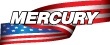 Mercury Outboard Decal American Flag