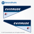 Evinrude Outboard decals 15 horsepower