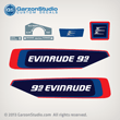 Evinrude Outboard decals 9.9 10 9.9hp 10hp hp horsepower 1976 279930