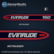 1998 1999 Evinrude Outboard decals 150 hp 150hp horsepower intruder