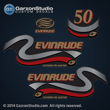 1999 2000 Evinrude Outboard decals 50hp 50 hp horsepower 4 stroke electronic fuel injection decal set
5031142 5031133 5031127 
5031136 50 Models Only
EVINRUDE 1999 E50PL4EES ENGINE COVER
EVINRUDE 2000 E50PL4SSC ENGINE COVER
5031556	ENGINE COVER ASSY
