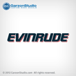 Evinrude 2002,2003,2004,2005,2006 0350190 DECAL, 90 HP, Front/Rear