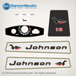 1965 Johnson 18 hp 18HP decal set Decals FD-19 MOTOR COVER