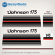 1982 Johnson 175 hp decal set sticker stickers 392391 0392391 decals J175TLCNB J175TXCNB