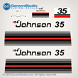 1982 Johnson 35 hp decal set 35hp sticker stickers kit