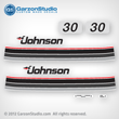 1985 Johnson 30 hp decals 0393819 decal set