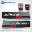 1992 1993 1994 johnson outboard 20 hp decal set decals