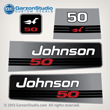1992 1993 1994 1995 1996 johnson outboard 50 hp decal set decals 0437083 0435630 0437762
