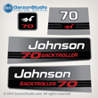 1992 1993 1994 1995 1996 johnson outboard 70hp 70 BACKTROLLER decal set decals 0437083 0435630 0437762