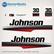 1997 1998 johnson outboard 30 hp decal set decals 0343188 0343190 0343192 20hp 0343189 0343190 034319 