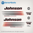2003 2004 2005 2006 johnson decal set 115 hp 115hp fourstroke four stroke 4 4S outboards white engine cover