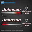 2002 2003 2004 2005 2006 johnson outboards 115 hp 115hp decal set graphite models covers gray black silver charcoal engines motors 