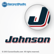 2002 2003 2004 2005 2006 johnson starboard/port engine decals for white engine covers outboards