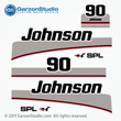 1997 1998 johnson 90 hp SPL outboard decals set