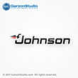 Johnson Sea Horse logo 70's decal