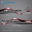 1996 1997 1998 Mariner 135 hp 2.0 litre Decal set red decals