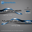 1996 1997 1998 Mariner 150 hp OFFSHORE 2.0 litre Decal set red decals