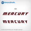Mercury 100 150 200 hp decal sets Set of decals for 1980-1982 motors