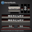 1986 1988 Mercury 50hp decals 1986 1988