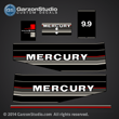 1987 1988 Mercury 9.9 hp decals 