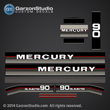 Mercury 90 hp decals 1986