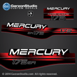 Mercury outboard 1994 1995 1996 1997 1998 175 hp efi 175hp decal set kit sticker  stickers decals graphics