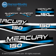 1999 2000 2001 Mercury 150 hp EFI Bluewater decal set 809687A99