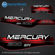 MERCURY 200 hp efi 1994 1995 1996 1997 1998 37-808554A96 DECAL SET	BLACK 200 LONG decal set
