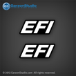 Mercury EFI decal set for for Saltwater, Optimax, Bluewater and Freshwater Series