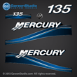 05 06 07 2005 2006 2007 Mercury 135 hp 135hp horsepower FourStroke optimax decal set decals blue
854292A04 DECAL SET (BLACK 135)(BLUE)
