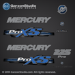 Mercury 2014 2013 2012 225hp 225 hp optimax proxs pro xs direct injection blue theme
