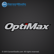 2013 Mercury optimax outboard front decal 2012 red sticker