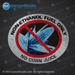 non-ethanol gas decal non-ethanol fuel only sticker  no corn juice