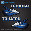 Tohatsu Outboard Decal Jet Drive
