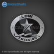 Yamaha low emission decal 3 Stars ULTRA LOW Emission California outboard decals set Silver color